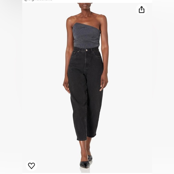 Amazon The Drop Women's Sky Captain Striped Strapless Top by @signedblake - Picture 5 of 8